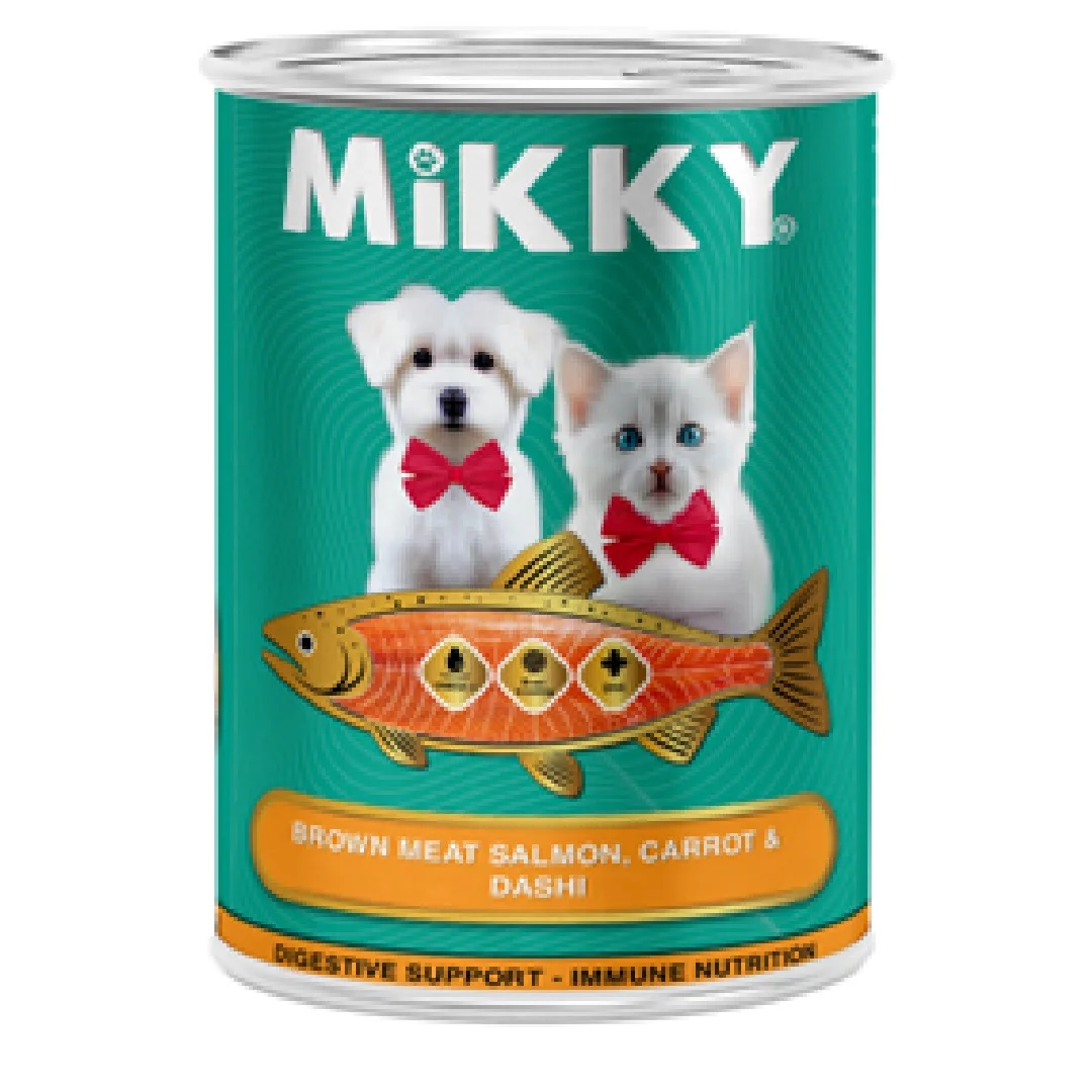 Хит продаж корм для собак богатый питанием коричневое мясо лосось морковь даси в подливке OEM/ODM сделано во Вьетнаме