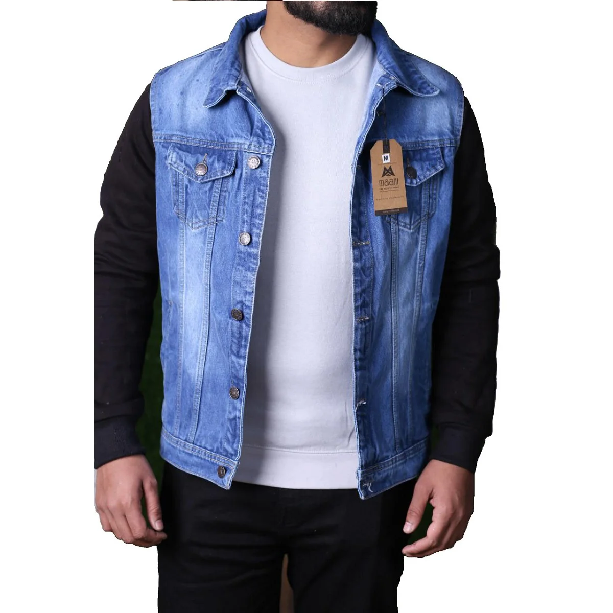 Factory Cheap Price Wholesale High Quality Men Jeans Denim Jacket Top Selling Jackets 2022 With customized logo stuff shade et