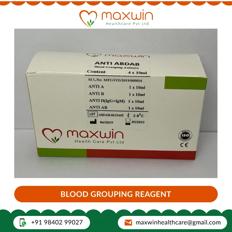Professional Trader of Anti ABDAB Blood Grouping Reagent/ Diagnosis Test Kit Set Available with Private Label