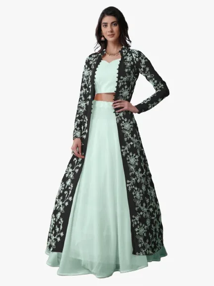 Модная блузка lehenda с жакетом узором одежда для вечеринок функциональная дизайнерская