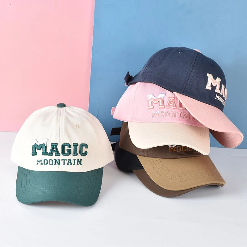 Custom Children  High Quality 3D Letter Embroidery Baseball Cap Premium Unisex Kids Casual Sun Protection Cap