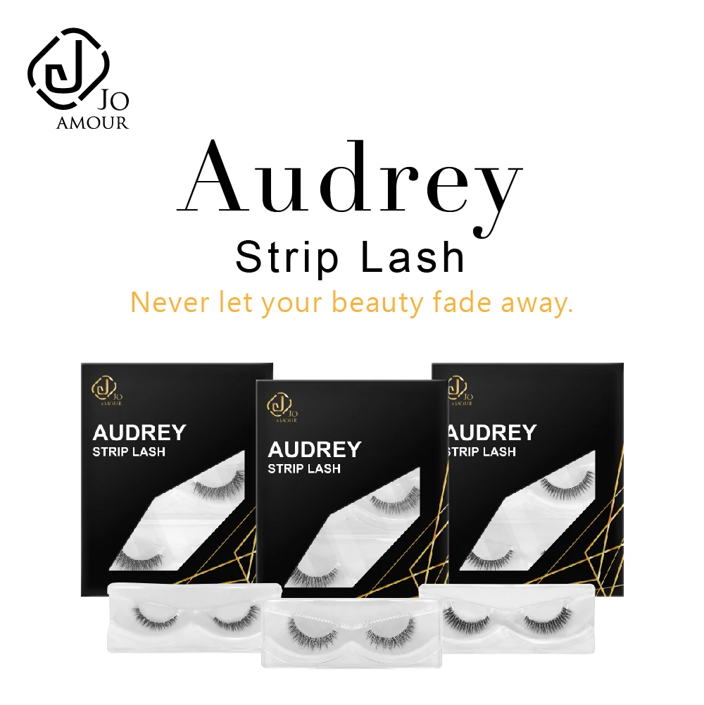 Customized Strip 3D 5D Mink Lashes Private Label Lashes Strip False Lash 005