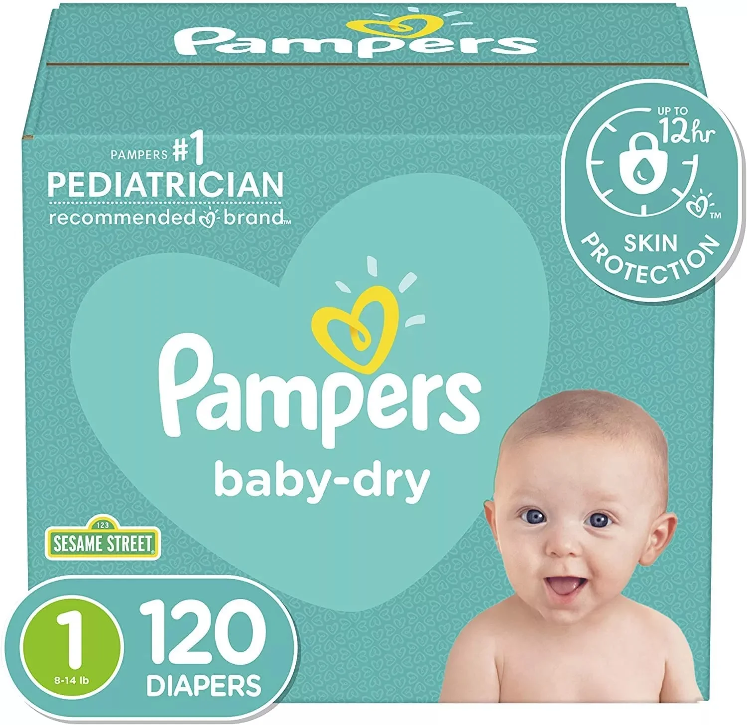 Pampers Baby Dry Size 8 Sample 5x Diapers All New Size Imported Pampers 8