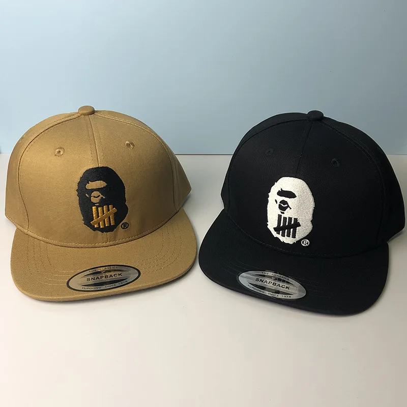 2022 New arrival Designer brand Japan Baseball cap bape womens hip-hop embroidery flat brim cap men