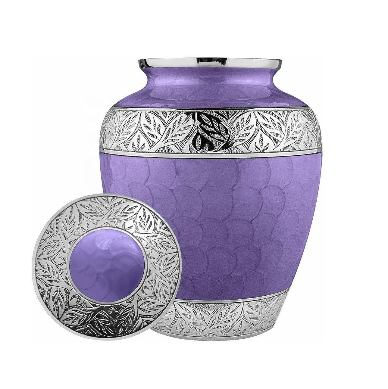 Antique Quality 100% Handcrafted Adult Funeral Urn Cremation Urn Solid Brass Urn for Human Ashes