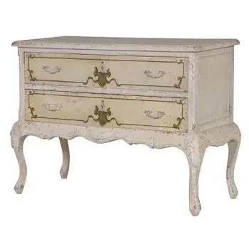 Industrial Commercial Vintage Solid Wood Living Room Interior Furniture Antique Sideboard Chest of Drawers with Metal Handle