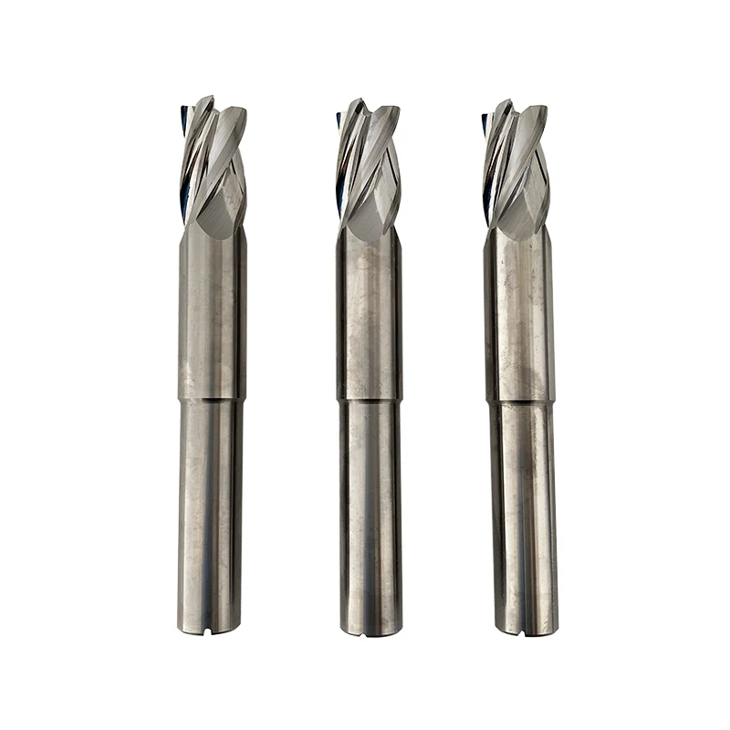 FULLOVE Solid Carbide 2/4 Flutes Flat Endmill Milling Cutter 4-25mm Shank Diameter