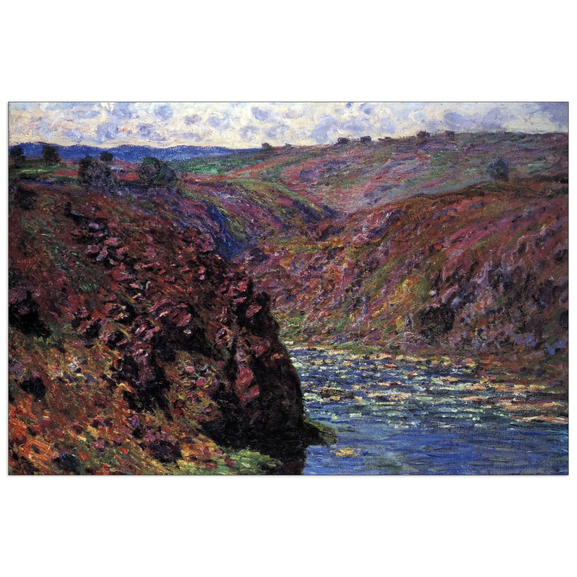 Museum Monet Claude decorative panel, ready to hang.
