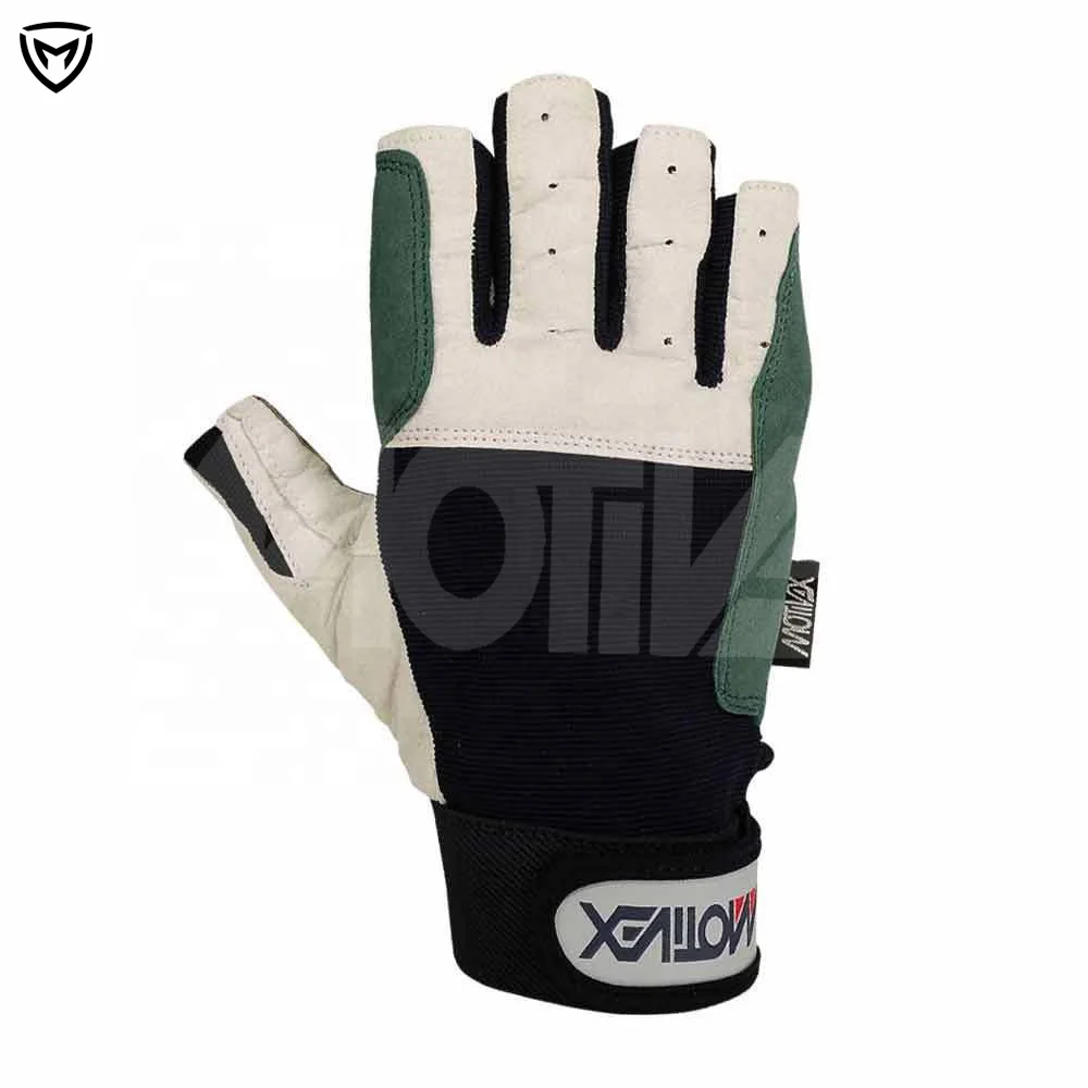 Wholesale Premium Quality Sailing Gloves Short Finger Non-Slip Racing Boating Yachting Fishing Shooting Hunting Sailing Gloves