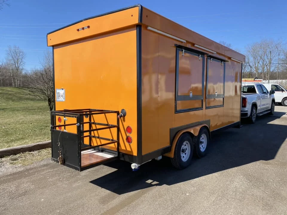 Small Outdoor Catering Mobile Street Food Truck New Mobile Street Food Trailer Kiosk Design for Street Food Vending Cart