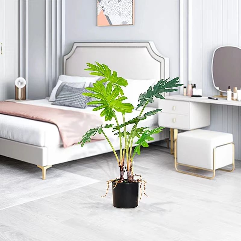 Wholesale Palm Outdoor Indoor Home Ornamental  Potted tree Artificial Palm Tree Artificial Plants for Sale