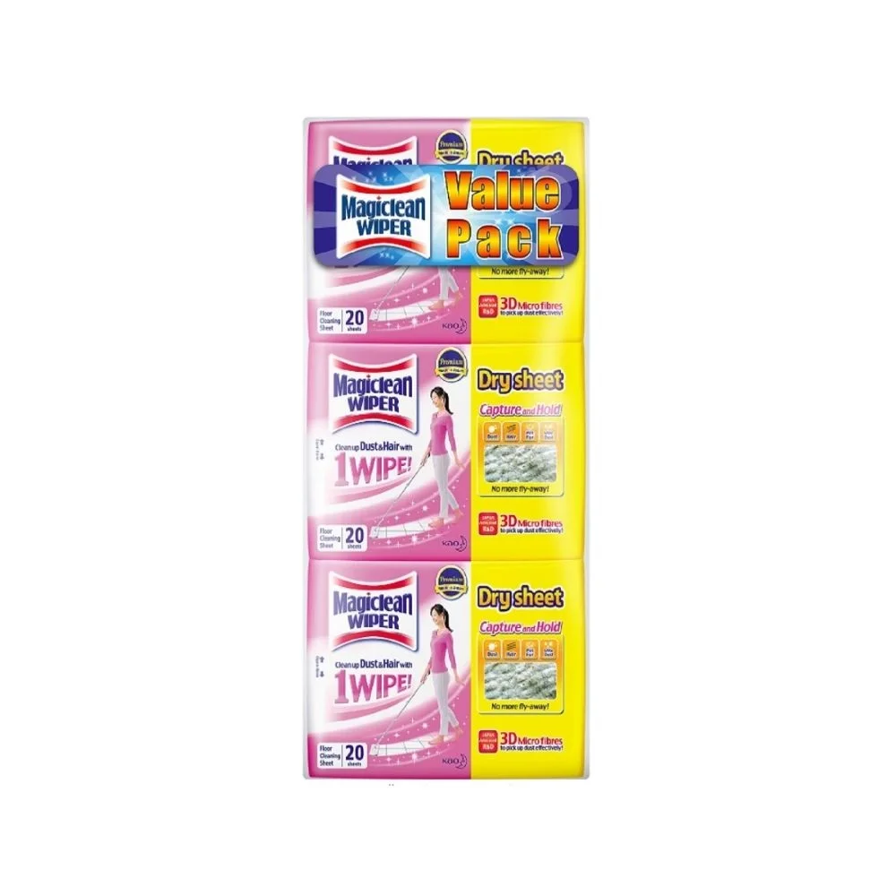 Бытовые чистящие салфетки из микрофибры для пола V.Pack 3X20s швабры сделано в Японии керамики дерева виниловых поверхностей