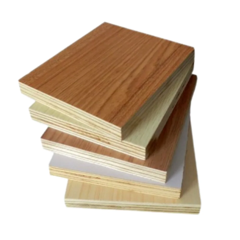 Modern Design Style 18mm Thick E0 Melamine Plywood 1220x2440 Standard Size MDF for Construction E1 Glue
