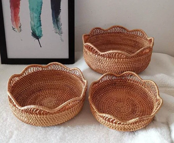 Корзина из ротанга