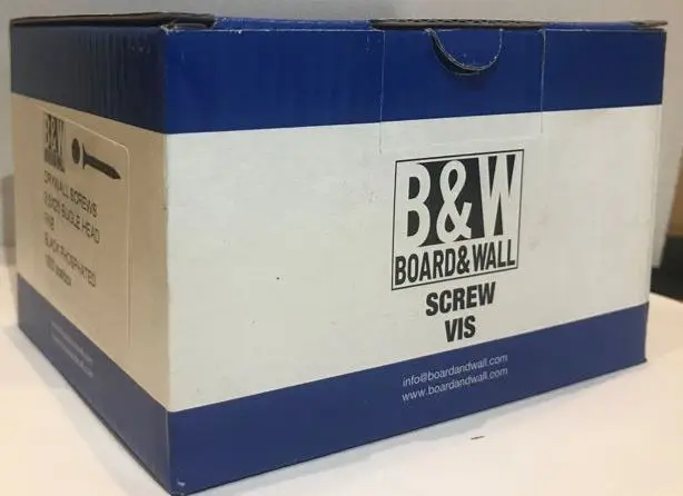 Screw For Wall Ceiling Track Systems Black Phosphated Coarse Thread Bugle Head Drywall Screws