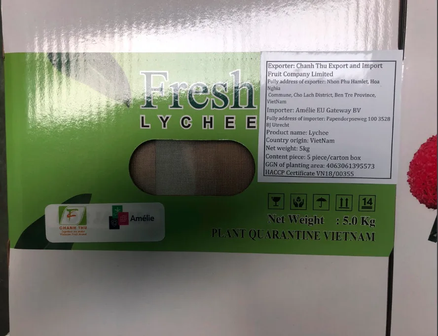 High Quality Lychee Natural Bulk Selling Fresh Fruit Sweet Taste Round Carton Box Organic Lychee From Vietnam