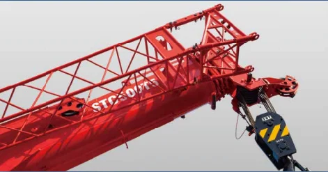 Extremely good used truck crane STC500T5 50t with boom length 44.5m