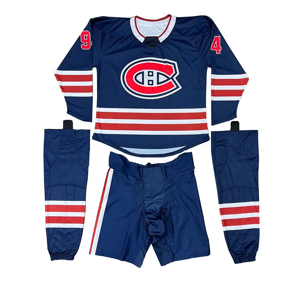 Ice Hockey Uniform Jerseys Shells Socks with your own Design and logos