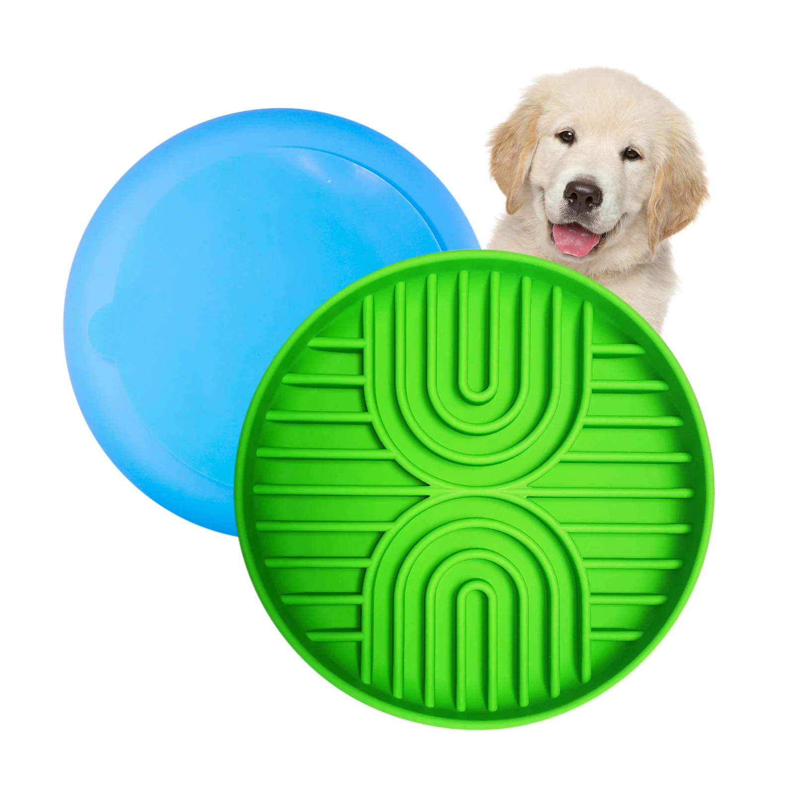 New Design Free Sample Licking Mat With Suction Cup Pet Dog Lick Pad 330g Mat Eco-friendly Durable Silicone Dog Lick Mat
