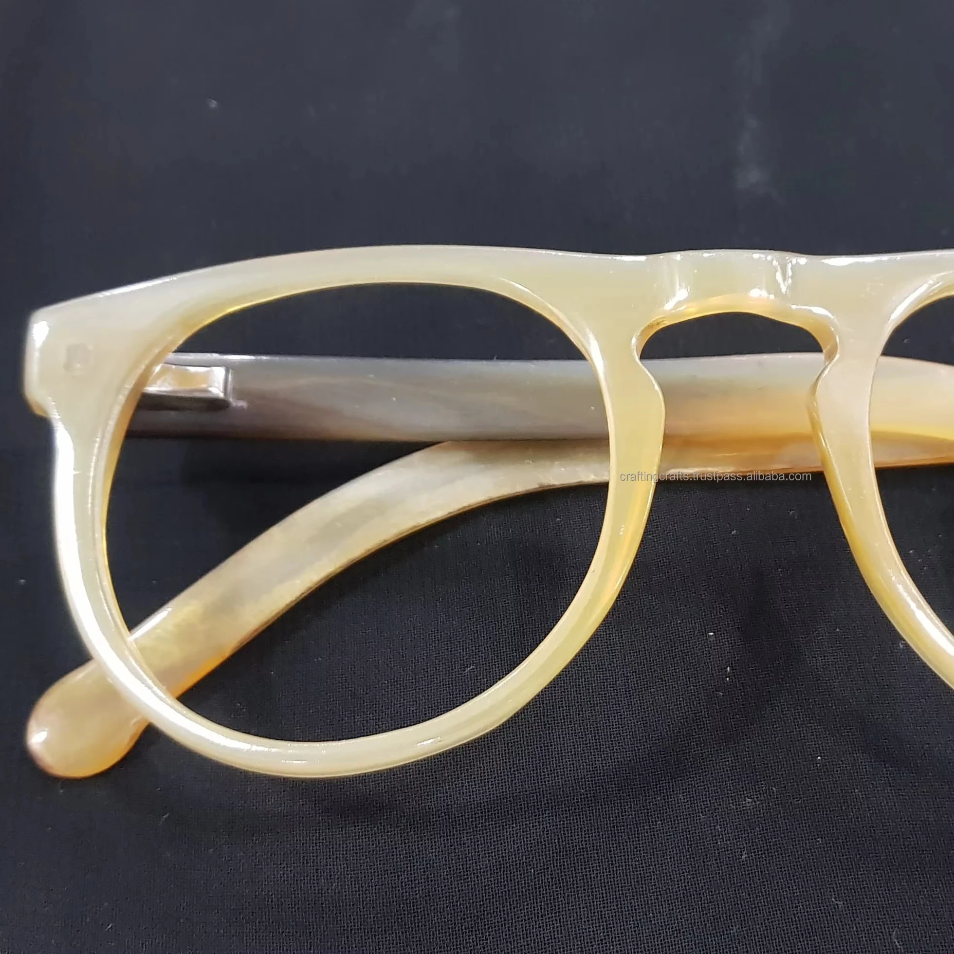 Handmade Animal Horn Eyeglasses Frames Elevate Your Look from Diamond shape horn eyeglasses frames from India