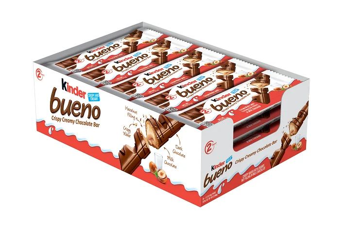Best selling  Kinder Bueno 43g Hazelnut Cream Filled Chocolate Bar ready to ship