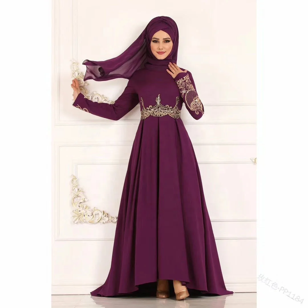 Muslim Islam Clothing Ramadan Dresses Caftan Moroccan Long Robe Turkey Kaftan Loose Maxi Hijab Dress Women Abaya Dubai 2023
