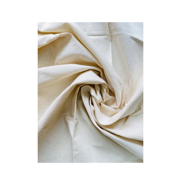 Widely Selling Textile Raw Material 180 gsm to 190 gsm Dresses and Cushion Covers Making Recycle Cotton Casement Fabric