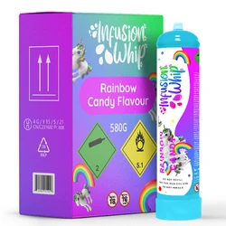 2023 Top Selling Export Quality 580g Pack Rainbow Candy Flavor InfusionWhip Whipped Cream Cylinder / Tank