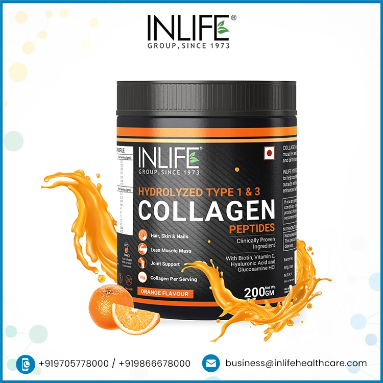 Superb Japanese Collagen Peptides - 200g - Including Biotin, Hyaluronic Acid and Glucosamine HCl at best price