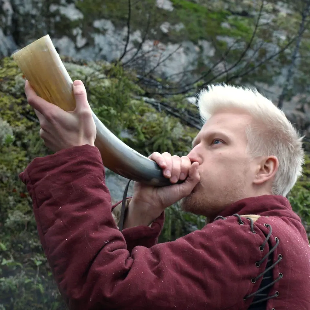 HOT SELLING BEST QUALITY OX HORN HUNTING HORN WAR HORN