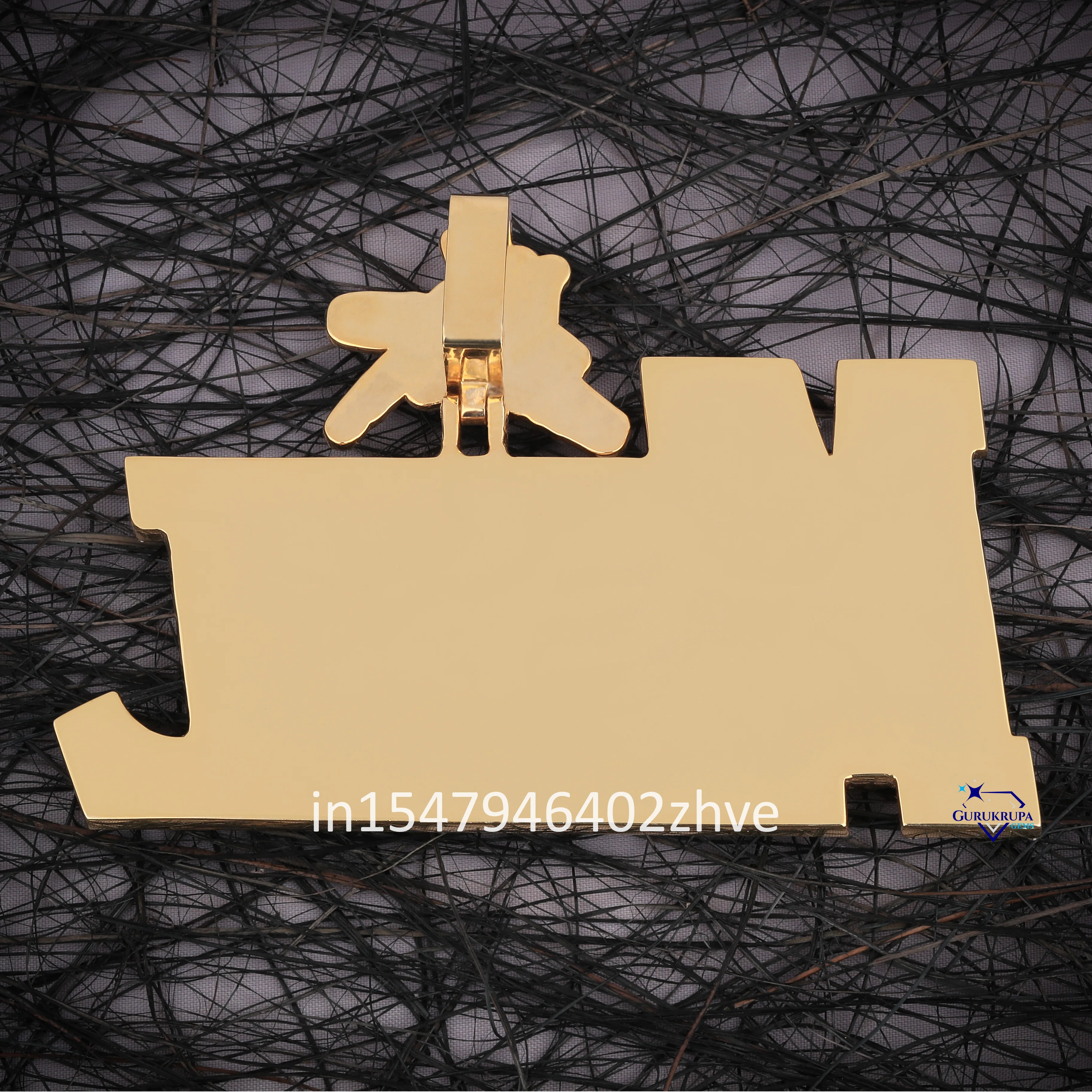 Elegant Unisex Customized 14KT Solid Yellow Gold Round Cut Moissanite Diamond Pendant Iced out Hip Hop Style for Parties