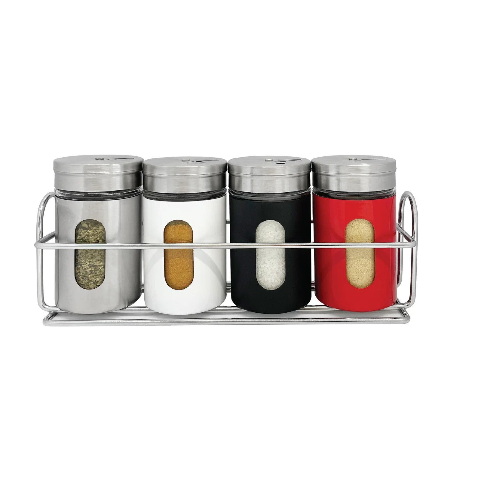 Coloured Stainless Steel Metal Sugar Canister With Antique Finishing for Kitchen Table Top Brushed SS Canister Wholesale