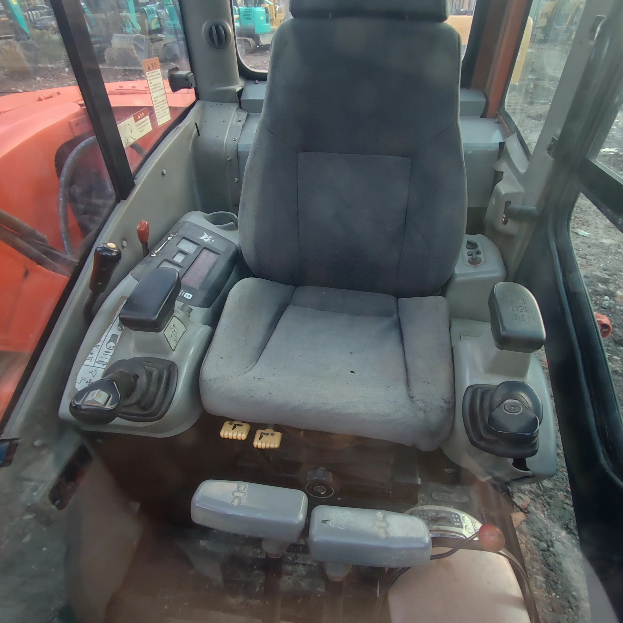 Used Doosan dh75 7ton hydraulic crawler mini backhoe excavator in China