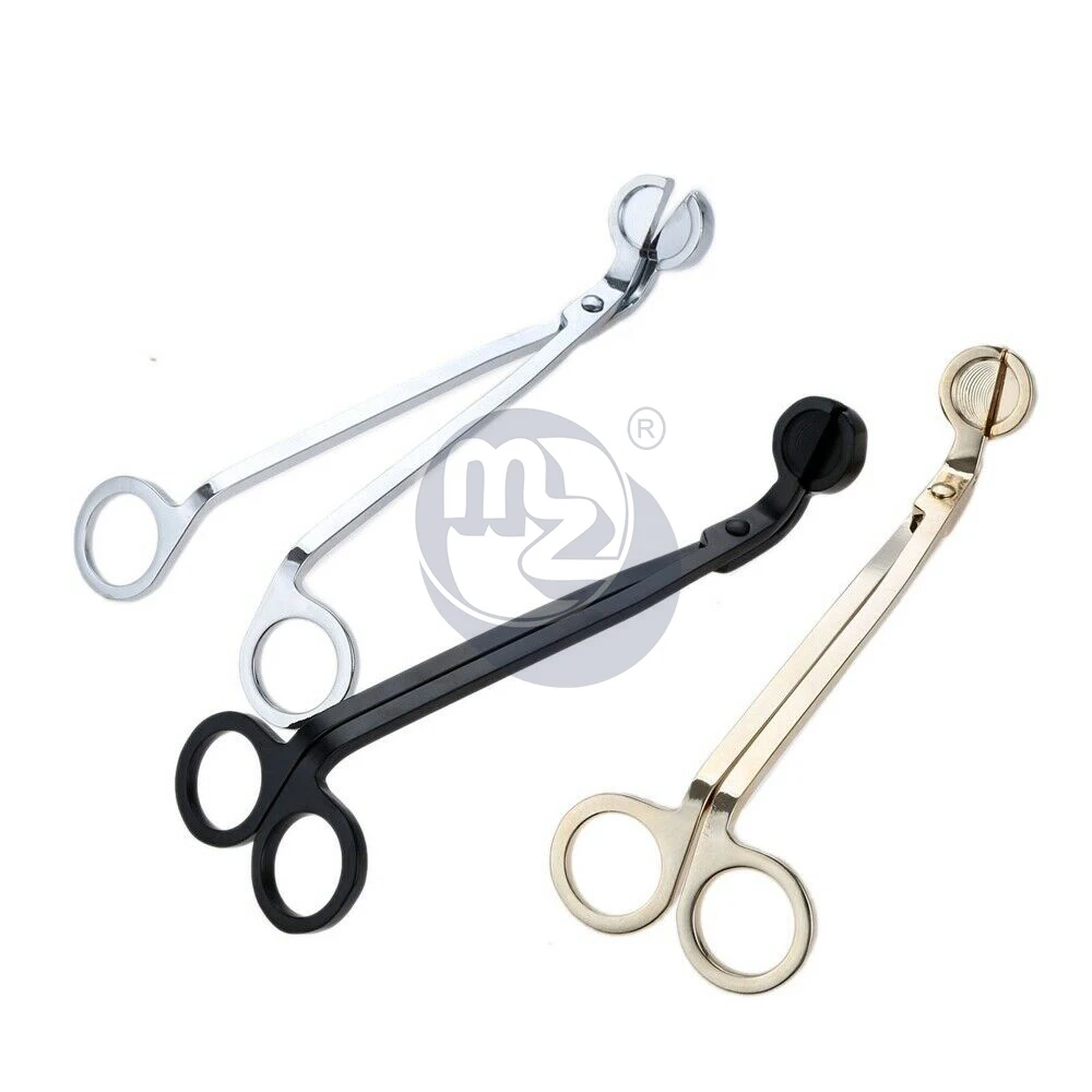 Top Selling Pakistan Made Candle Snuffer Gold Copper Trimmer Wick Antique Brass Candle Wick Clipper Wick Cutter Scissor