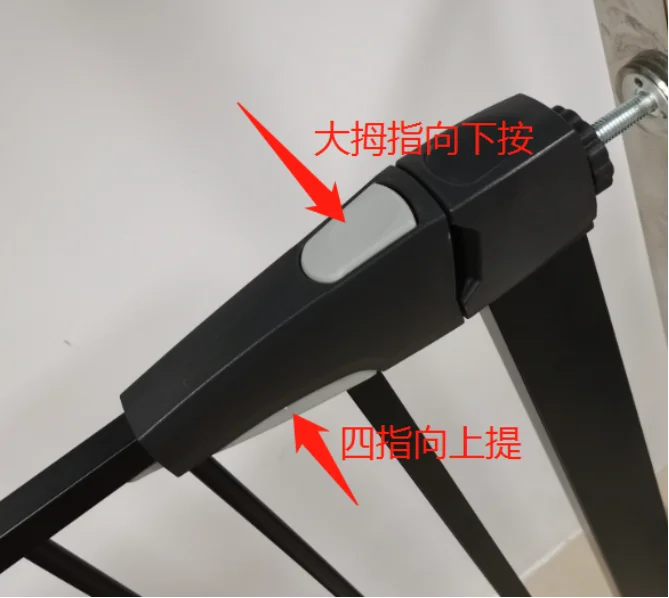 EN 71 certificated factory direct cheap byt strong easy setup fancy stable gate guard with width extent auto lock baby door gate