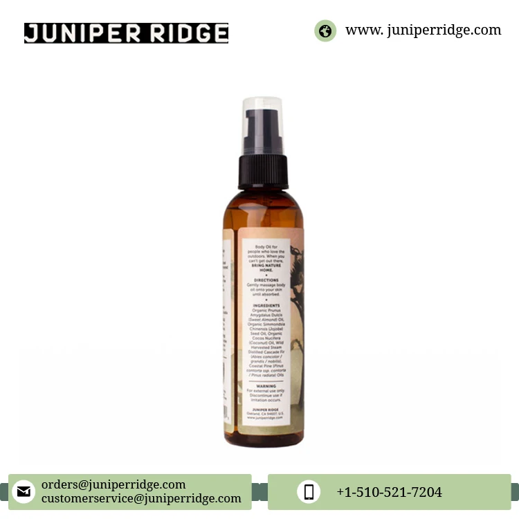 Hot Sale Best Body Use Moisturizing  and Healthy Skin Natural and Pure Coastal Pine Body Oil for Sale