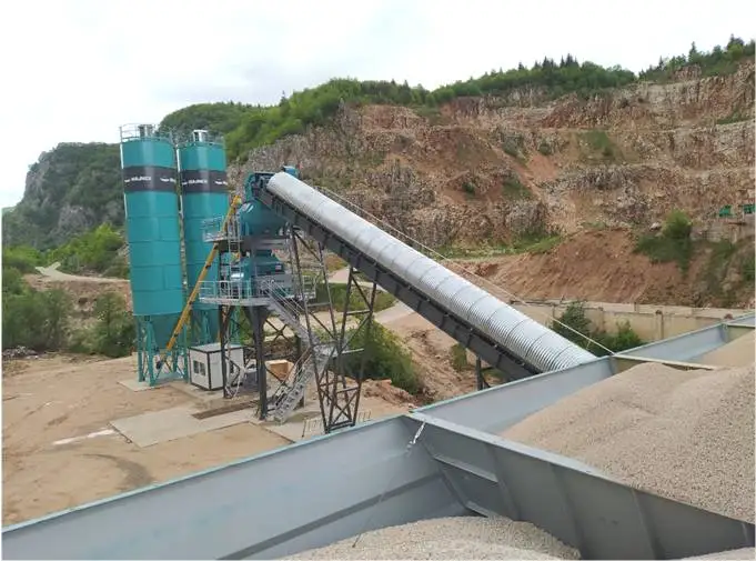 100 m3/h HIGH QUALITY READY MIXED CONCRETE MIXING AND BATCHING PLANT, FIXED TYPE, BRAND NEW