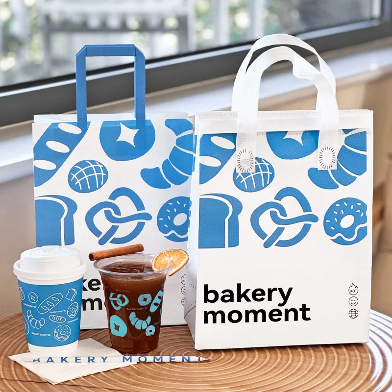 Disposable Empty Blank Blue Paper Coffee Cup Double Wall 8Oz 10Oz 12Oz Plastic Cups Cold Ice Beverage Paper Cup With Lids