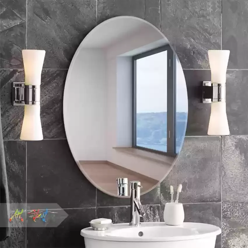 Premium Quality Wall Mounted Led Vanity Light Mirror For Bathroom Makeup Plywood Bathroom Vanities Cabinet With Slab Basin