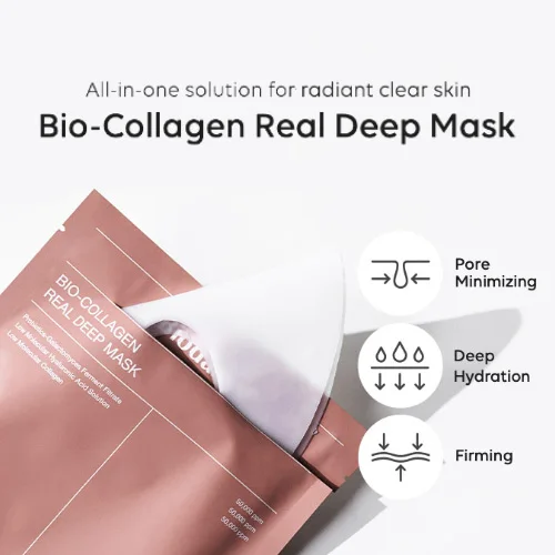 Korean Original Over Night Skincare Sleep Ampoule Face Sheet BIODANCE Bio-Collagen Real Deep Mask  4AE