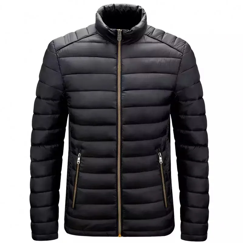 Wholesale Top Quality Custom Logo Nylon Winter Quilted Jacket Bubble Coat Men Puffer Jacket New Design