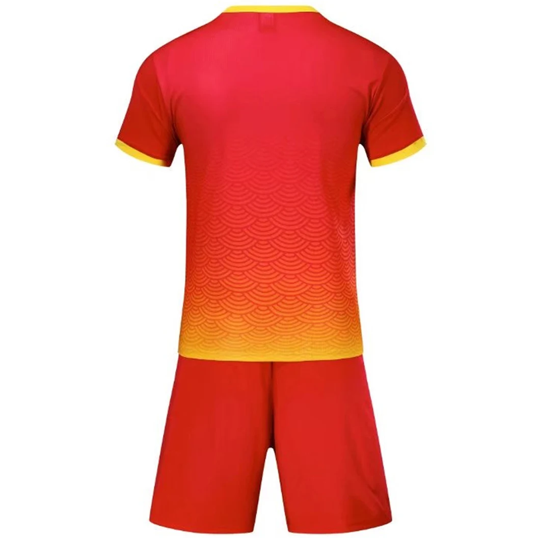 Premium Quality Cheap Soccer Jersey 100% Polyester Slim Fitting Soft And Comfortable Club Soccer Uniform