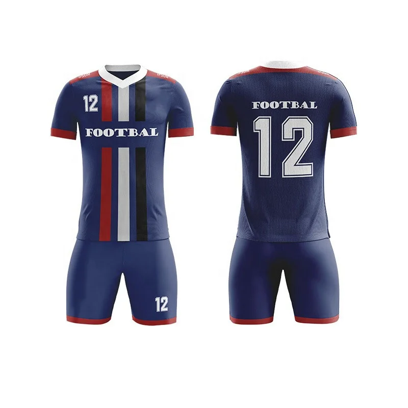 Wholesale High Quality 100% Polyester Unique Style Sports Soccer Uniform New Custom Made For Men SU-0122