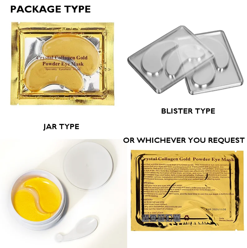 **Made in Korea** 24K Gold Hydrogel Face Mask OEM ODM Private Label for instant hydration anti-aging anti-puffiness effecteffect