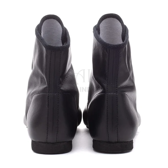 MSMAX Adult Dance Boots High Top Ballet Jazz Dancing Sneakers Black  Women and men laces shoes