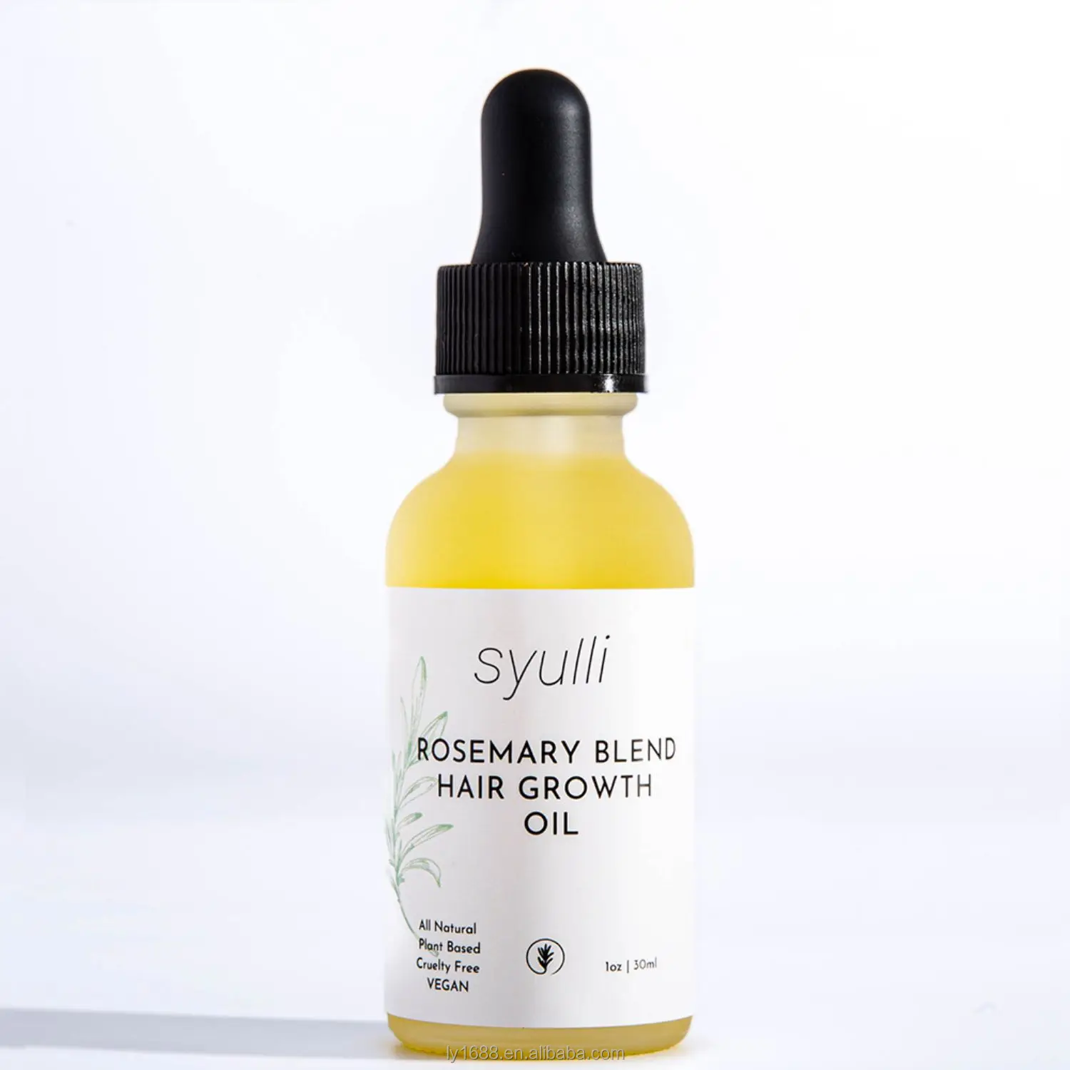 Private Label 100% Natural Rosemary Castor Oil Nourishing Scalp Elixirs Hair Care Loss Treatment Hair Growth Oil Serum