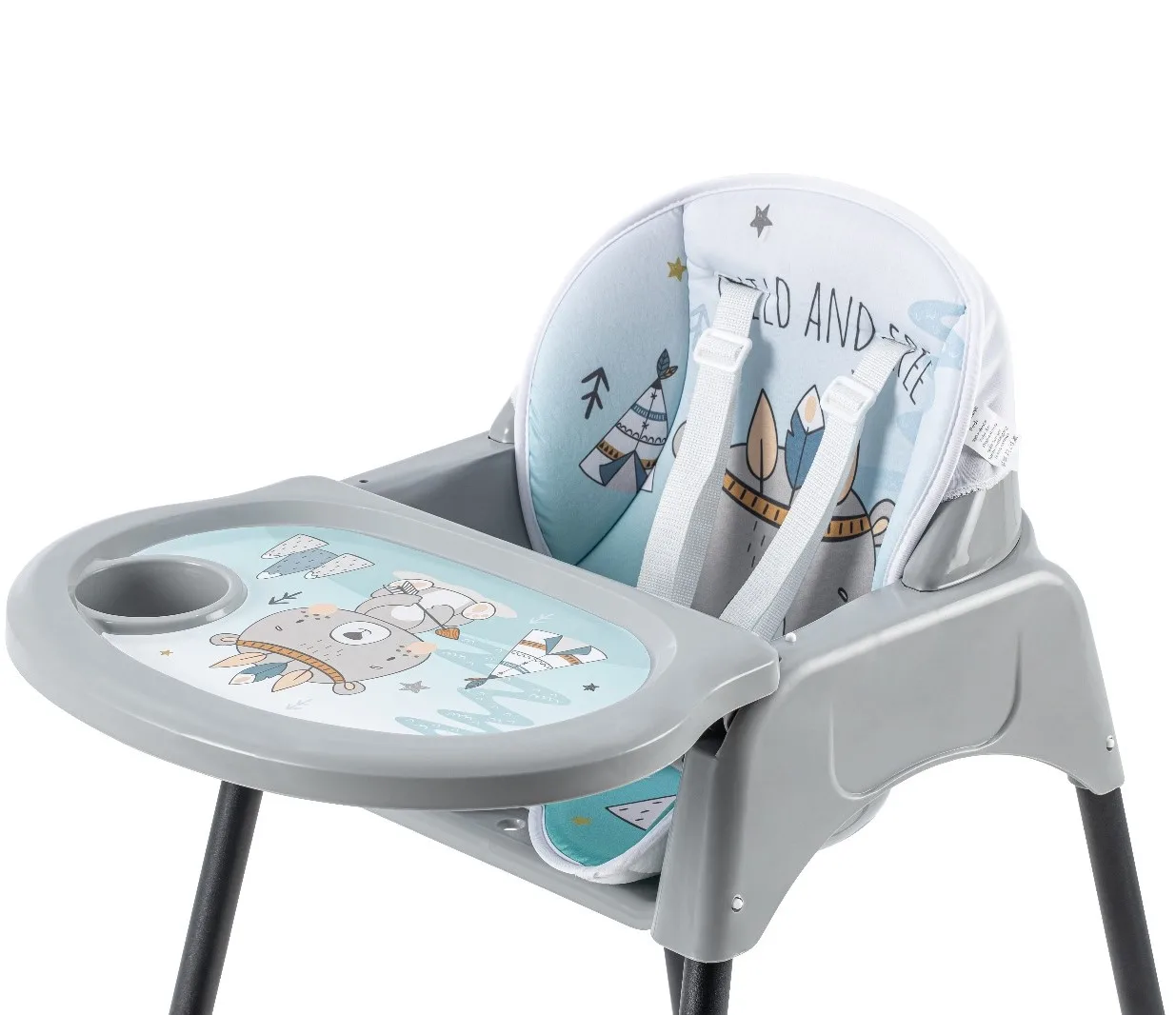 High Chair Baby Feeding Chair Baby Furniture Internet Hot Selling Baby Product 2024 OEM Factory