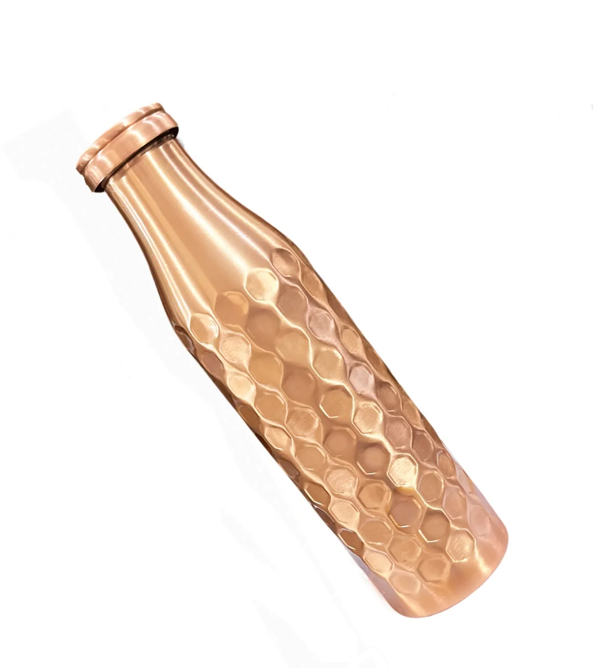 New Embossed Design Pure Copper Water Bottle High Thermal Insulation Performance Gym Outdoor Supporting Healthy Lifestyle