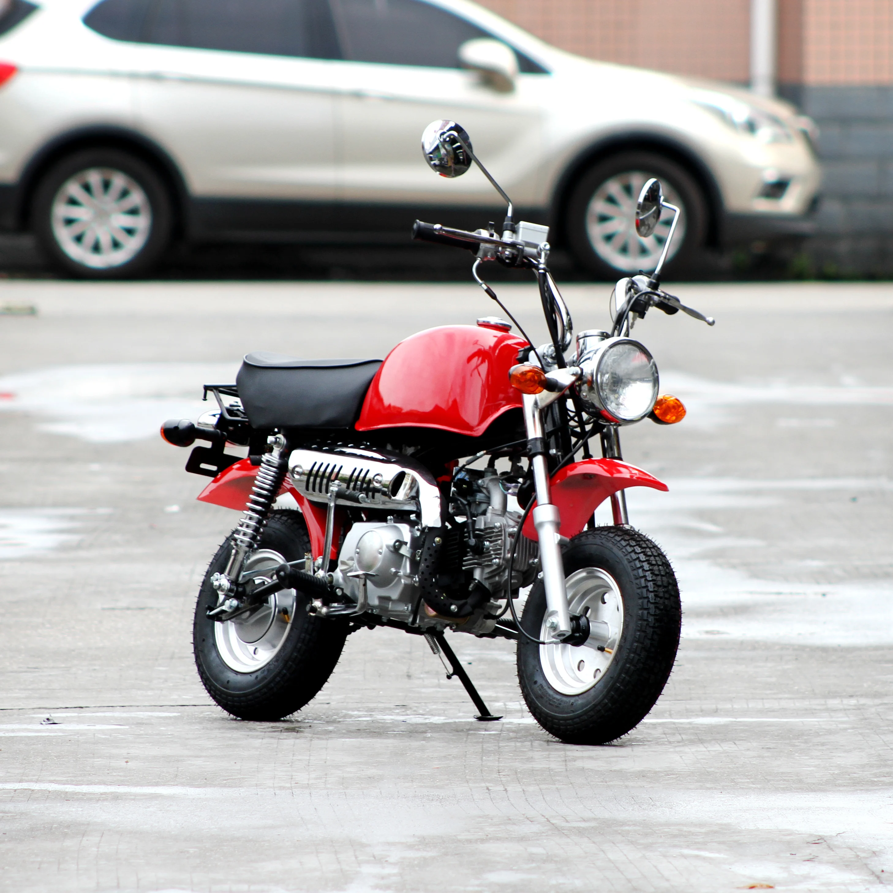 The new Monkey bike 125cc four-stroke electric/kickstart manual clutch mini motorcycle monkey engine 125