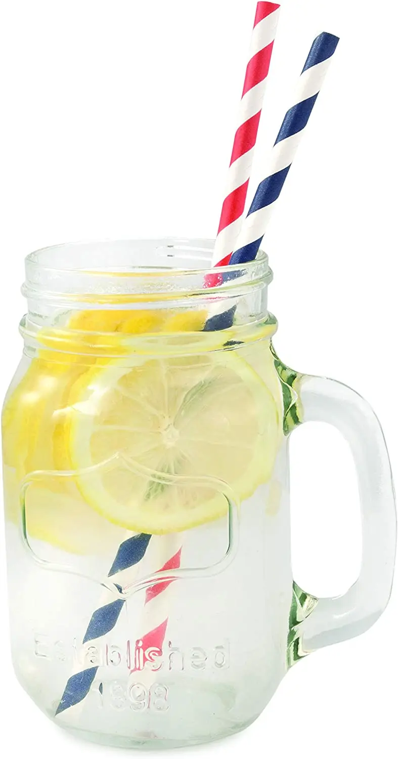 Customized Color Paper Drinking Straws High Quality New Various Pattern for Party and Decorations Biodegradable Paper Straws